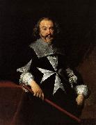 Bernardo Strozzi Portrait of a Maltese Knight Sweden oil painting artist